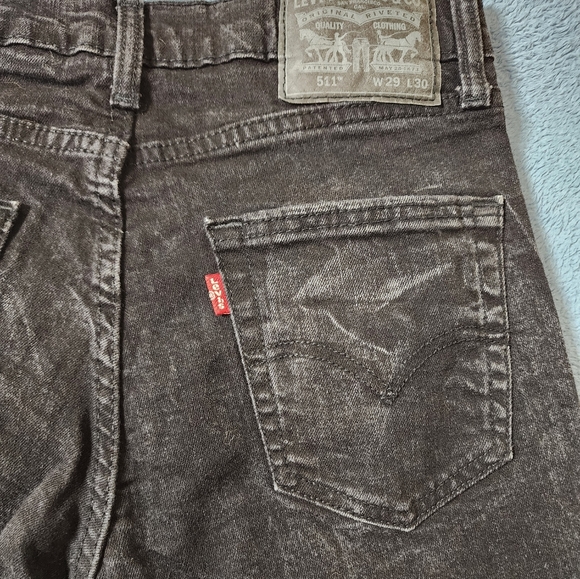 Levi's Other - Levi's 511 Jeans Men's 29x30 Slim Fit Stretch Black 29 X 30